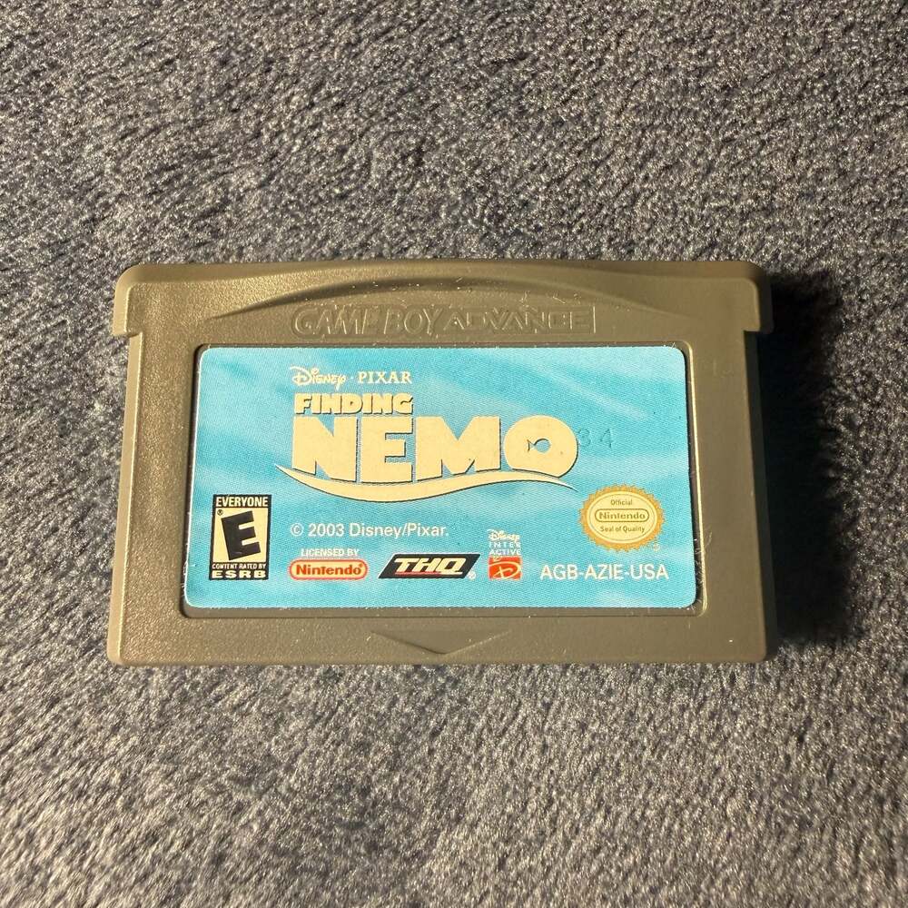 Finding Nemo Game Boy Advance GBA Cartridge Nintendo Disney Pixar